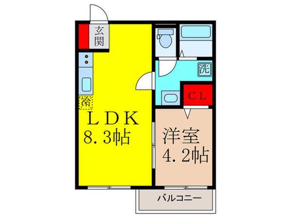 Dias東石切の物件間取画像